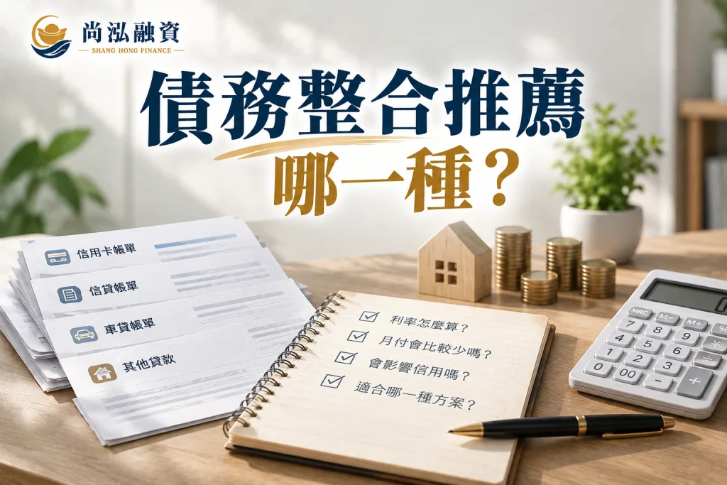 債務整合推薦哪一種？